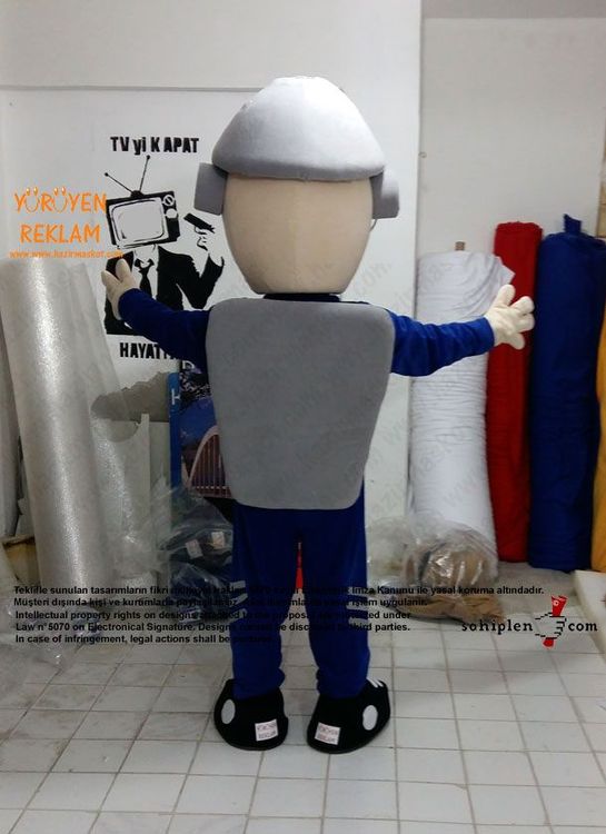 Polis Maskot / Güven Abi / Kanka Polis / Kırşehir Emniyet Müdürlüğü maskot kostümü