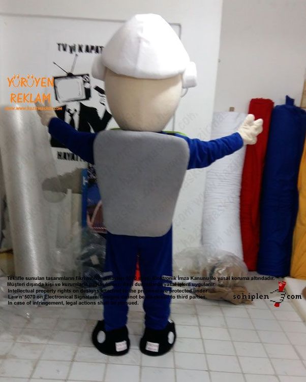 Polis Maskot / Güven Abi / Kanka Polis / Kırşehir Emniyet Müdürlüğü maskot kostümü