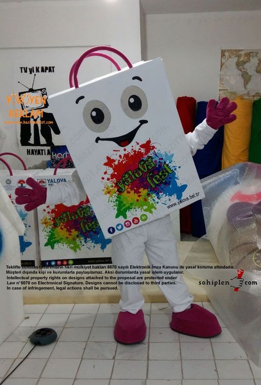 Yalova Alışveriş Festivali Çanta Maskot maskot kostümü