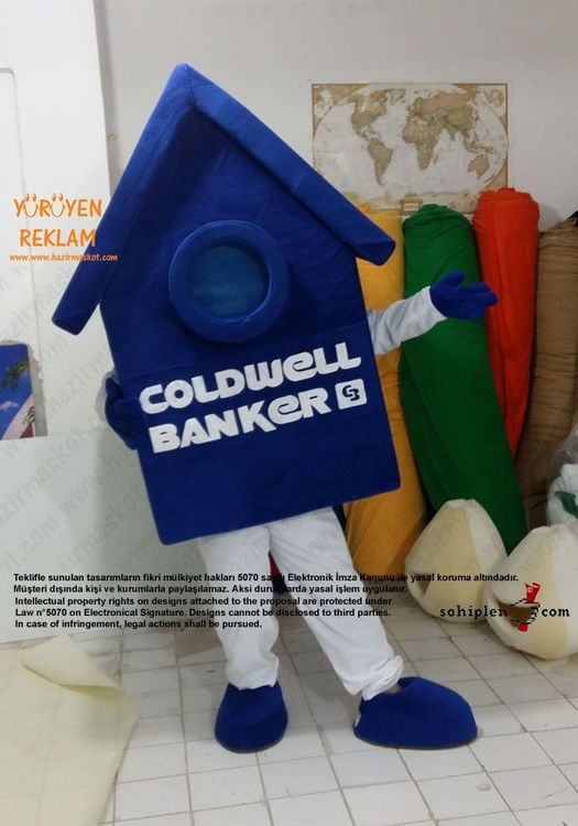 Coldwell Ev Maskotu maskot kostümü