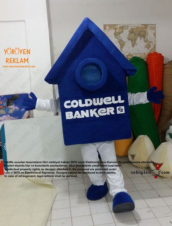 Coldwell Ev Maskotu maskot kostümü