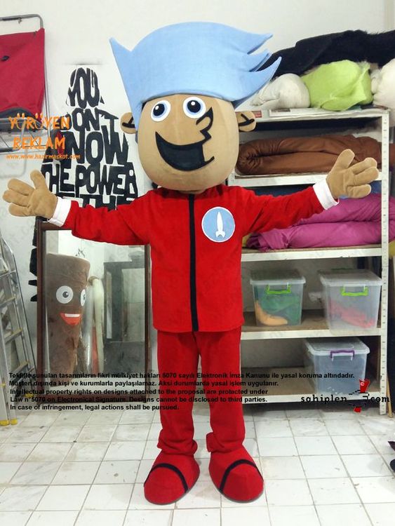 Johnny Rockets Mascot Costume / Kıbrıs Maskot maskot kostümü