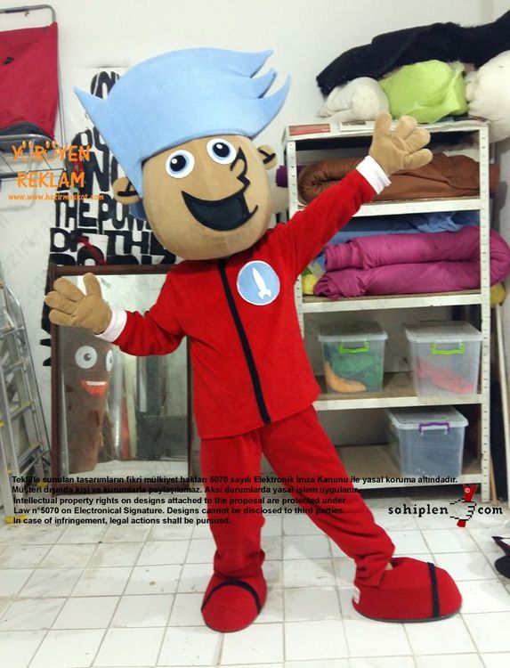 Johnny Rockets Mascot Costume / Kıbrıs Maskot maskot kostümü