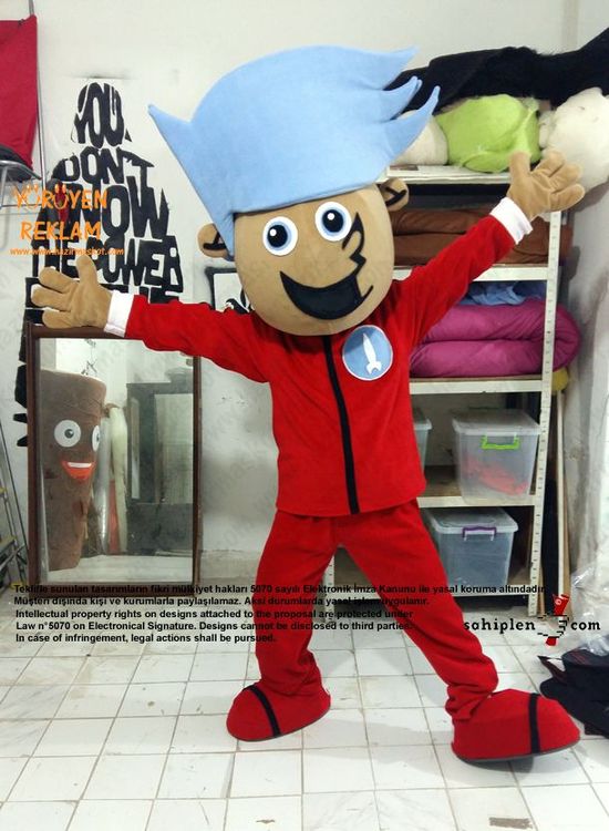 Johnny Rockets Mascot Costume / Kıbrıs Maskot maskot kostümü