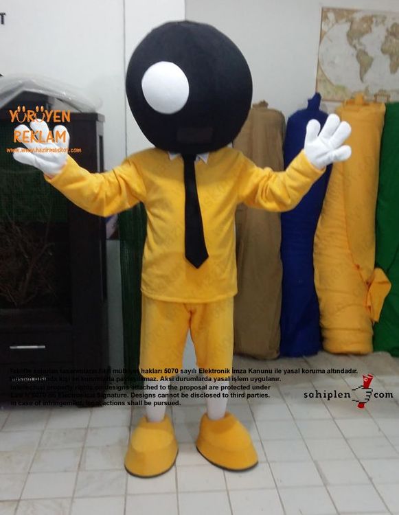 BIC Boy Maskot / BIC Kalem Maskot / Bicworld maskot kostümü