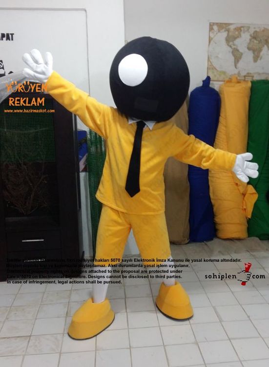 BIC Boy Maskot / BIC Kalem Maskot / Bicworld maskot kostümü