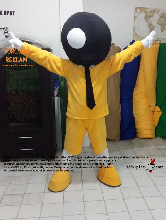 BIC Boy Maskot / BIC Kalem Maskot / Bicworld maskot kostümü