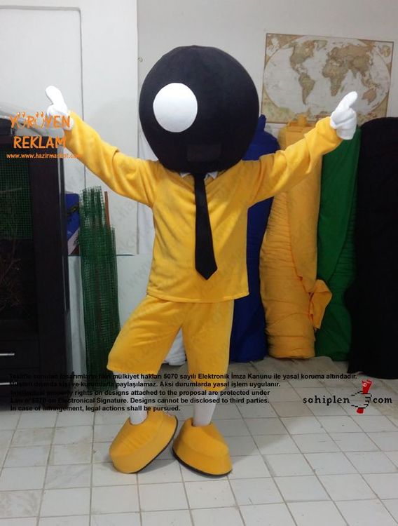 BIC Boy Maskot / BIC Kalem Maskot / Bicworld maskot kostümü
