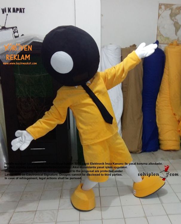 BIC Boy Maskot / BIC Kalem Maskot / Bicworld maskot kostümü