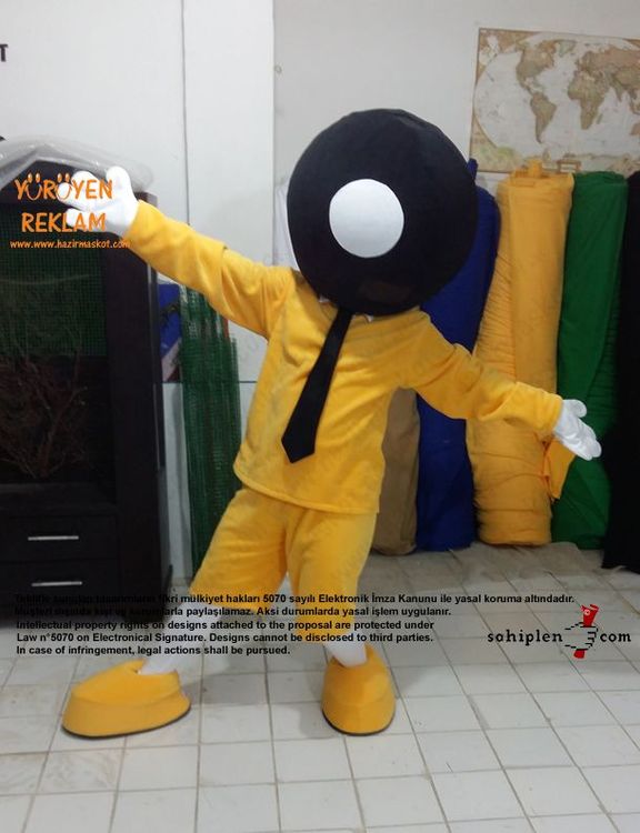 BIC Boy Maskot / BIC Kalem Maskot / Bicworld maskot kostümü