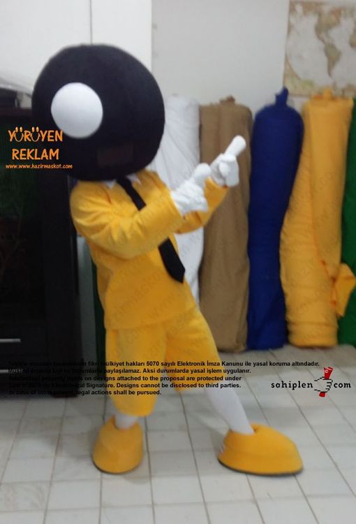 BIC Boy Maskot / BIC Kalem Maskot / Bicworld maskot kostümü