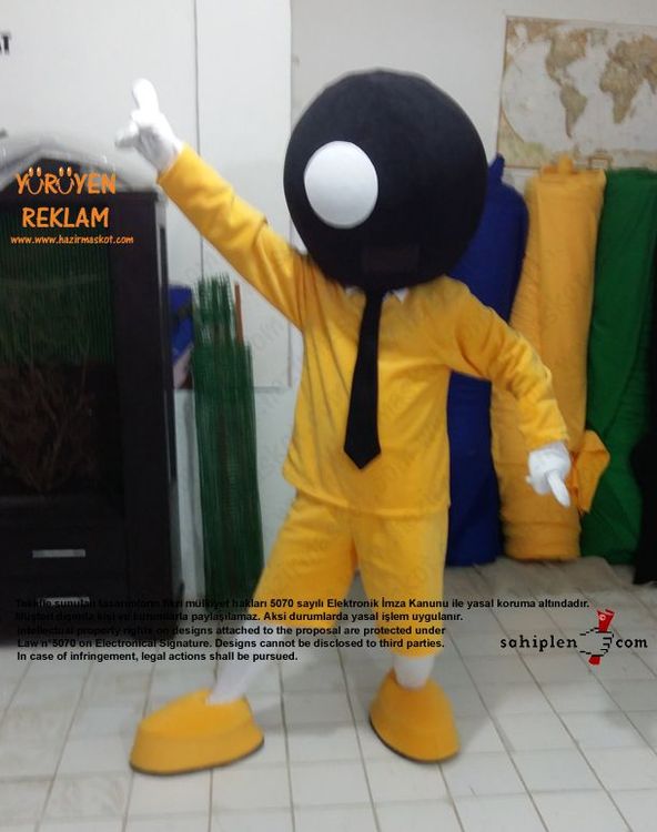 BIC Boy Maskot / BIC Kalem Maskot / Bicworld maskot kostümü