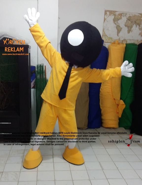 BIC Boy Maskot / BIC Kalem Maskot / Bicworld maskot kostümü