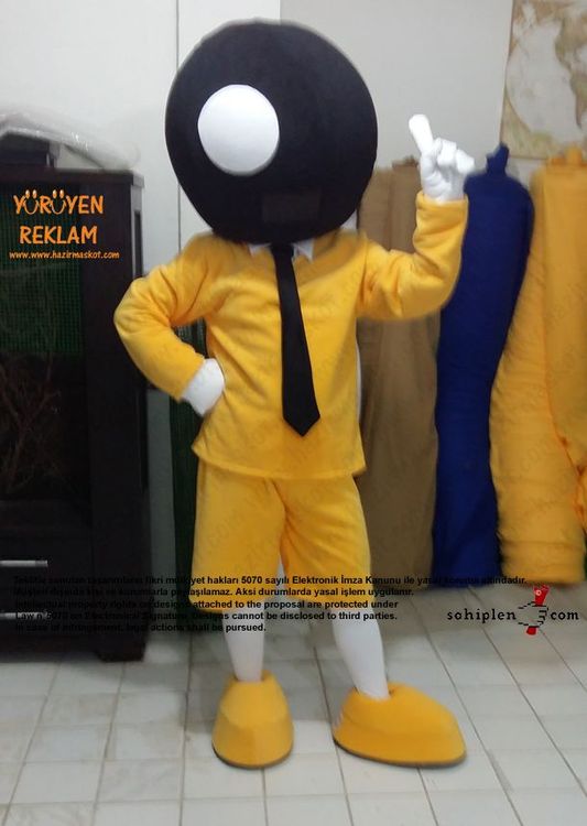 BIC Boy Maskot / BIC Kalem Maskot / Bicworld maskot kostümü