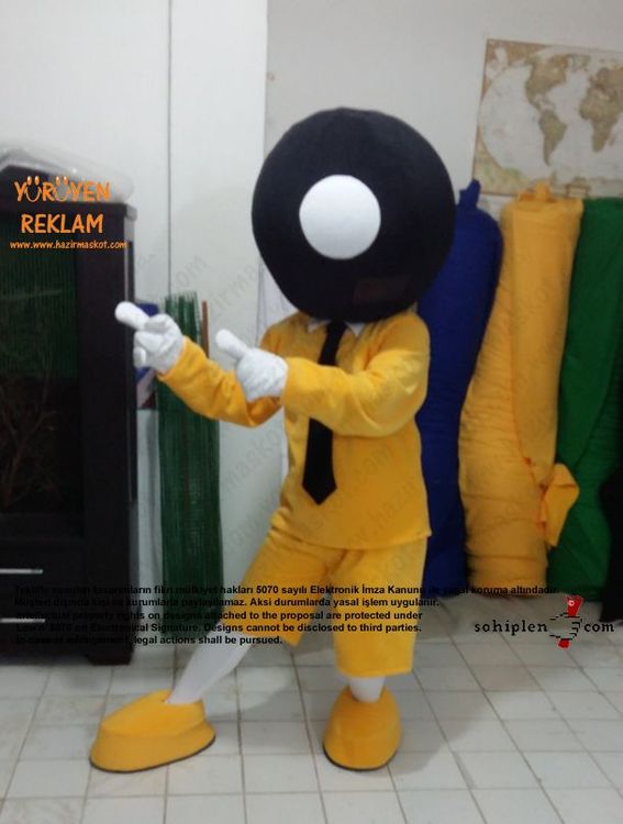 BIC Boy Maskot / BIC Kalem Maskot / Bicworld maskot kostümü