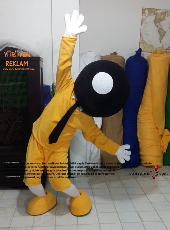 BIC Boy Maskot / BIC Kalem Maskot / Bicworld maskot kostümü
