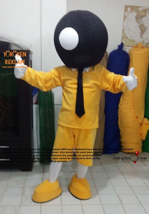 BIC Boy Maskot / BIC Kalem Maskot / Bicworld maskot kostümü