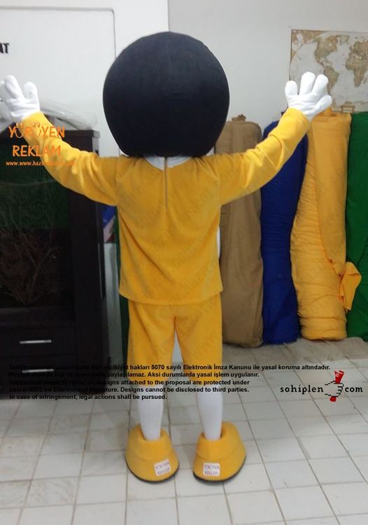 BIC Boy Maskot / BIC Kalem Maskot / Bicworld maskot kostümü