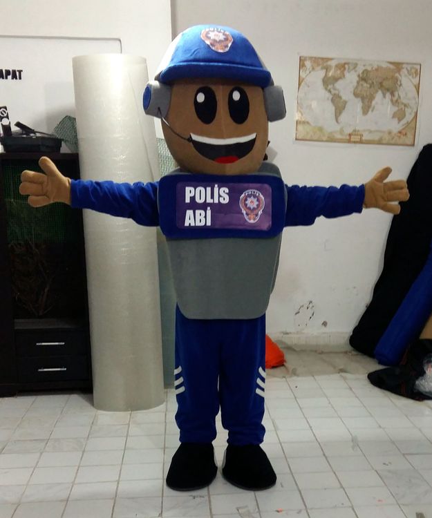 Polis Maskot Kostümü / Burdur maskot kostümü