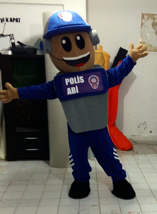 Polis Maskot Kostümü / Burdur maskot kostümü