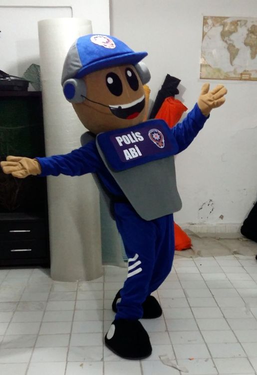 Polis Maskot Kostümü / Burdur maskot kostümü