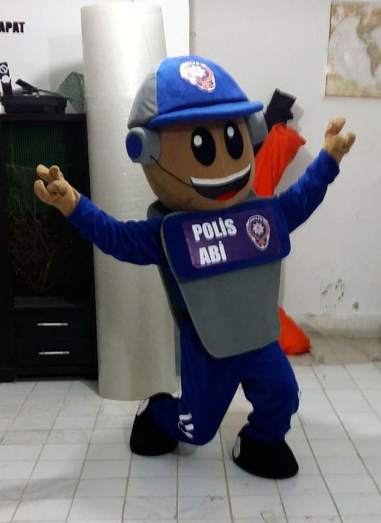 Polis Maskot Kostümü / Burdur maskot kostümü