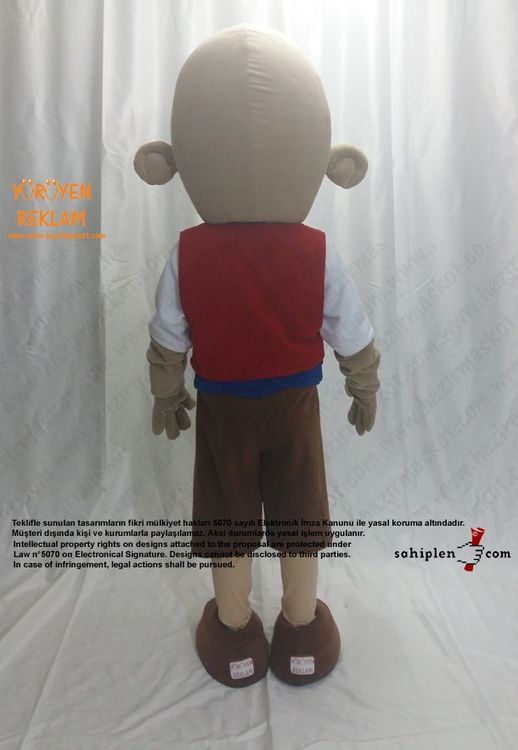 Keloğlan Maskot Kostümü maskot kostümü