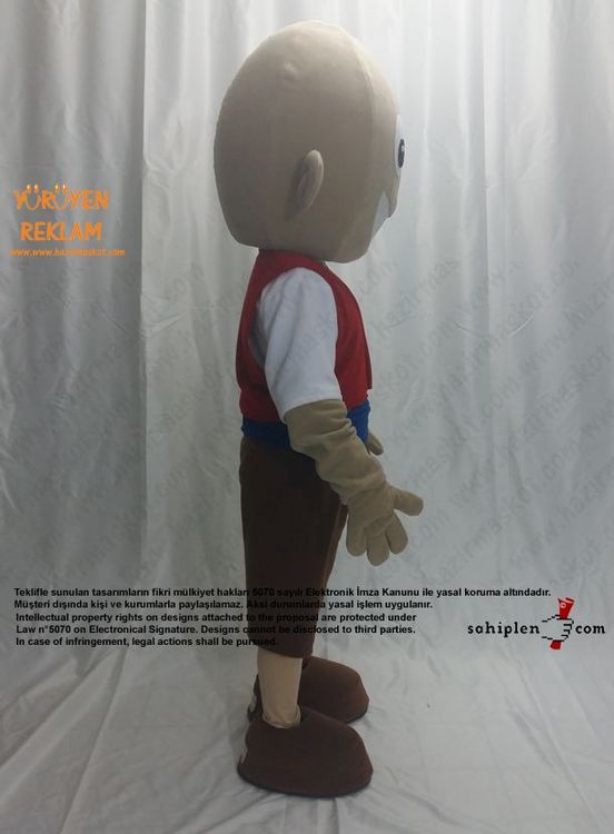 Keloğlan Maskot Kostümü maskot kostümü