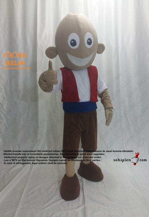 Keloğlan Maskot Kostümü maskot kostümü