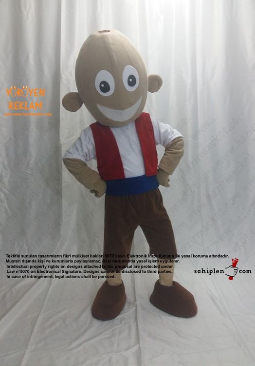 Keloğlan Maskot Kostümü maskot kostümü