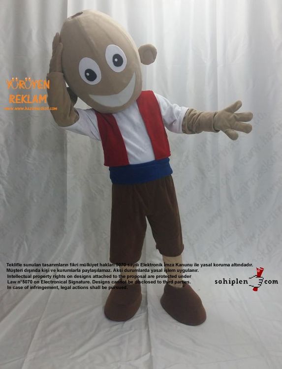 Keloğlan Maskot Kostümü maskot kostümü