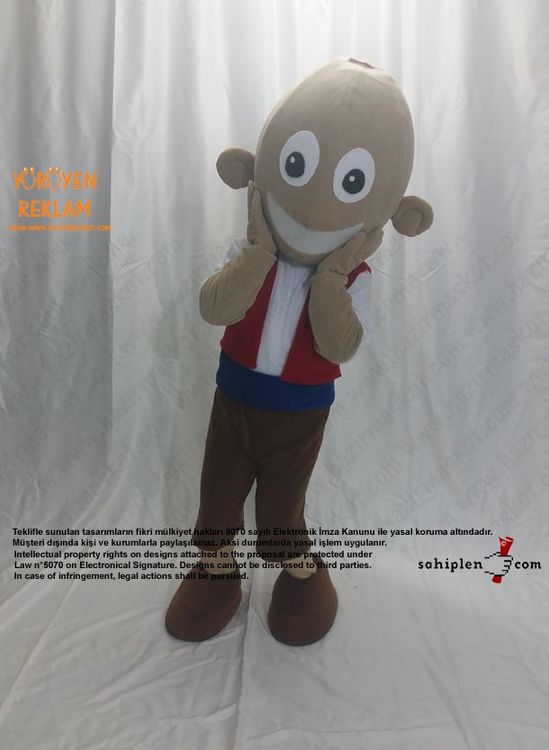 Keloğlan Maskot Kostümü maskot kostümü
