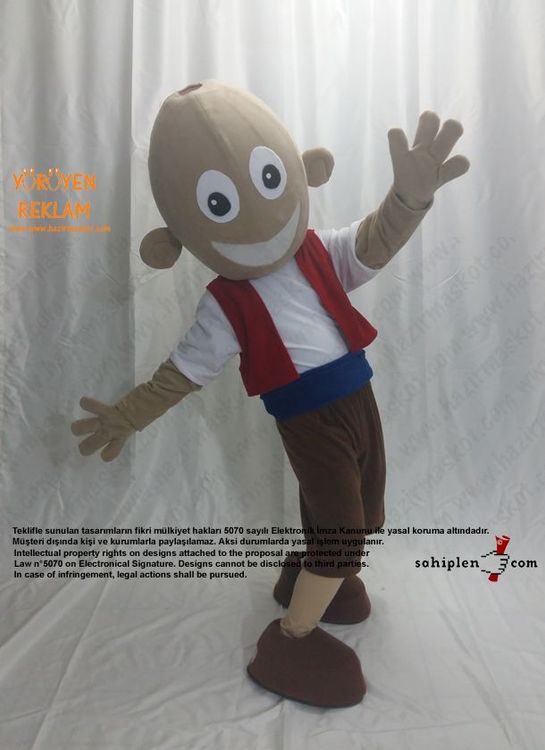 Keloğlan Maskot Kostümü maskot kostümü