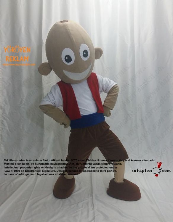 Keloğlan Maskot Kostümü maskot kostümü