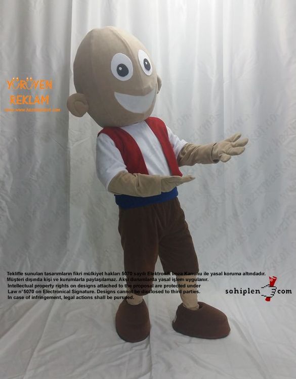 Keloğlan Maskot Kostümü maskot kostümü