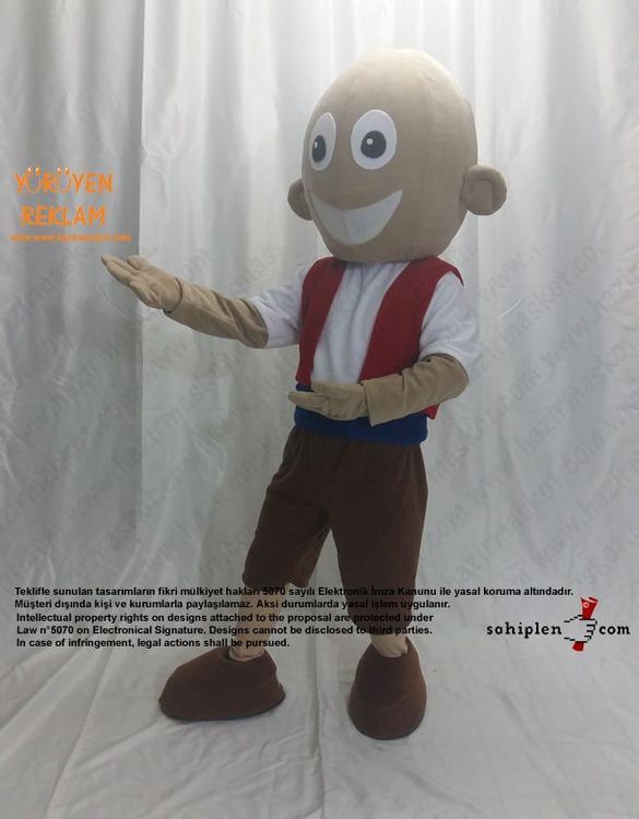 Keloğlan Maskot Kostümü maskot kostümü