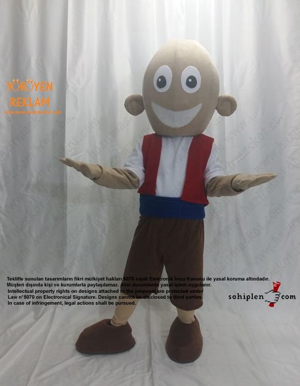 Keloğlan Maskot Kostümü maskot kostümü