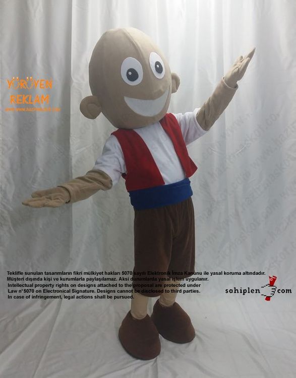 Keloğlan Maskot Kostümü maskot kostümü