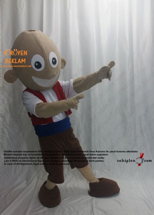 Keloğlan Maskot Kostümü maskot kostümü