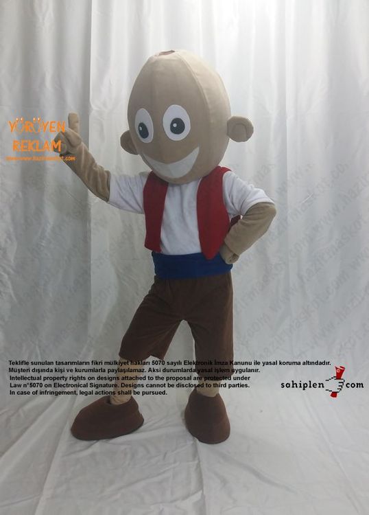 Keloğlan Maskot Kostümü maskot kostümü