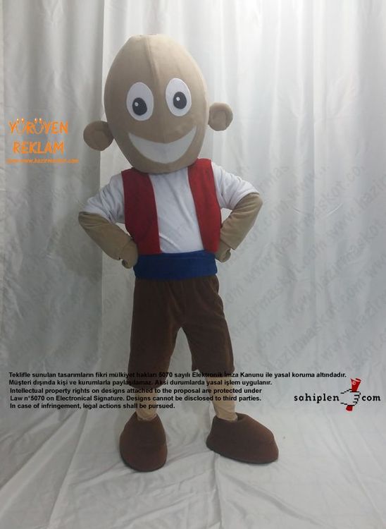 Keloğlan Maskot Kostümü maskot kostümü