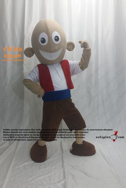 Keloğlan Maskot Kostümü maskot kostümü