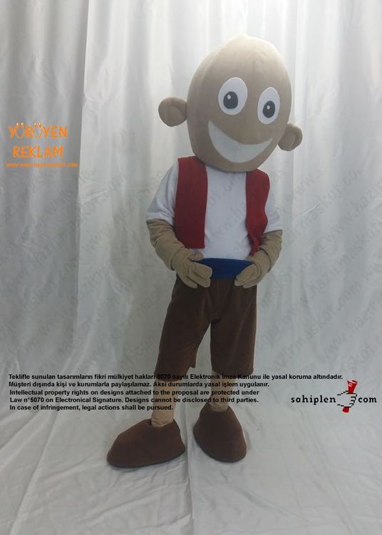 Keloğlan Maskot Kostümü maskot kostümü