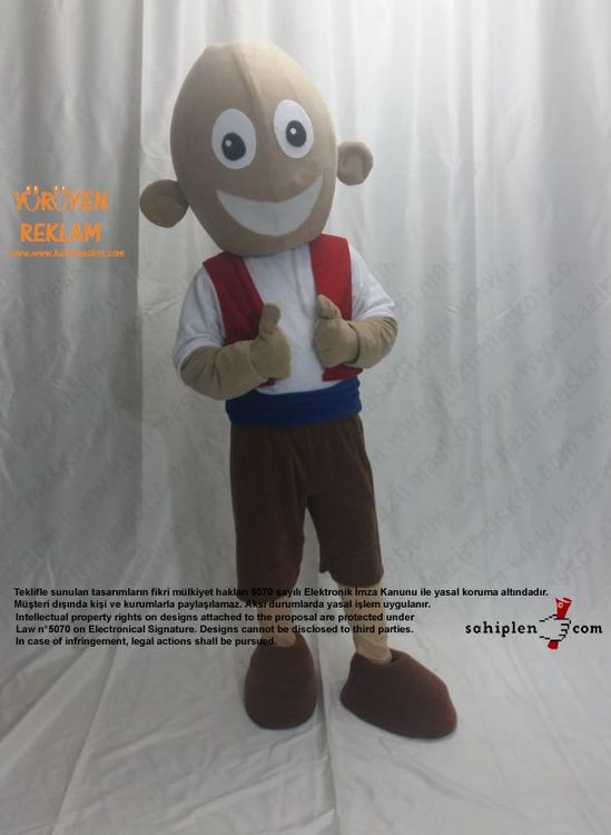 Keloğlan Maskot Kostümü maskot kostümü