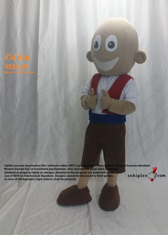 Keloğlan Maskot Kostümü maskot kostümü