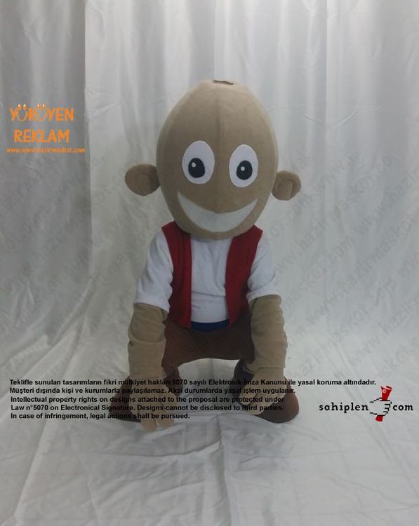 Keloğlan Maskot Kostümü maskot kostümü