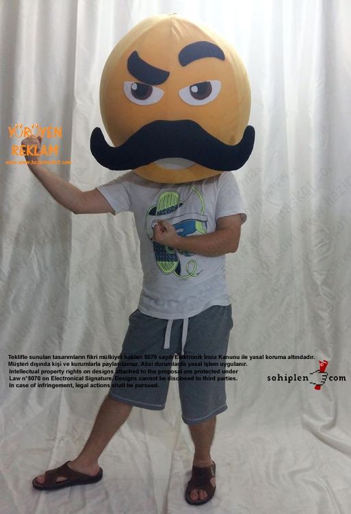 Emoji Maskot / Tambu Klavye maskot kostümü