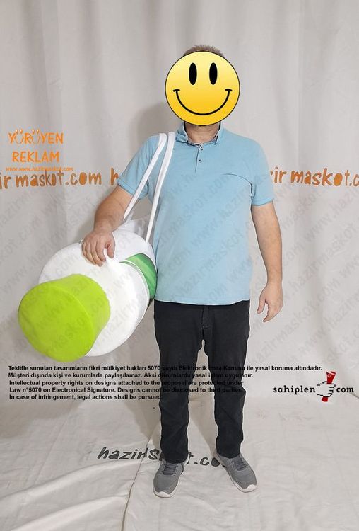 Sensodyne Nourish Diş Macunu Çanta maskot kostümü