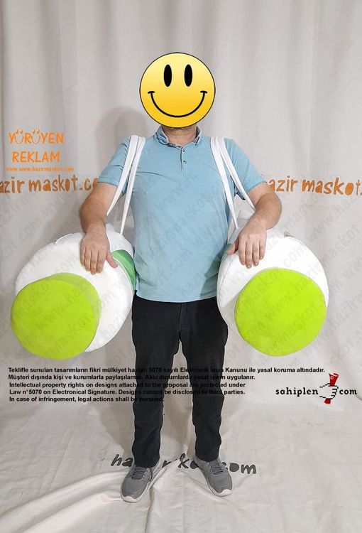 Sensodyne Nourish Diş Macunu Çanta maskot kostümü