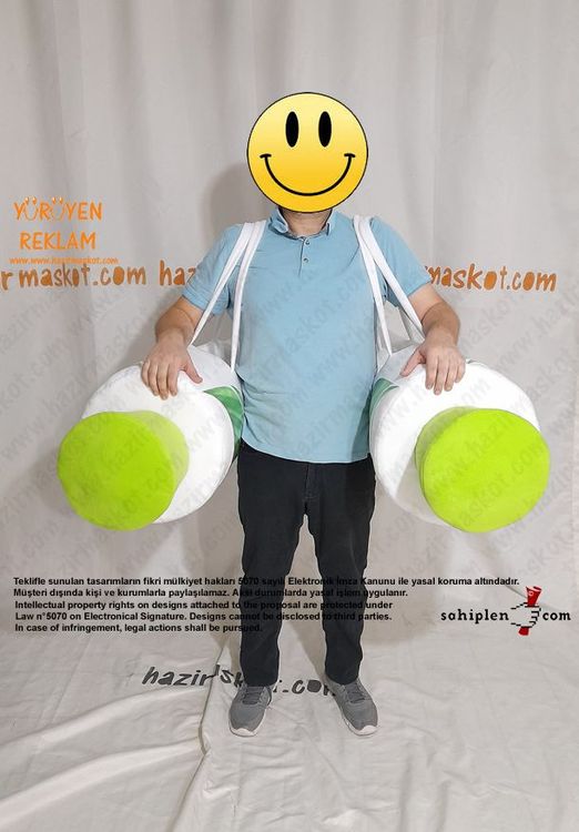 Sensodyne Nourish Diş Macunu Çanta maskot kostümü